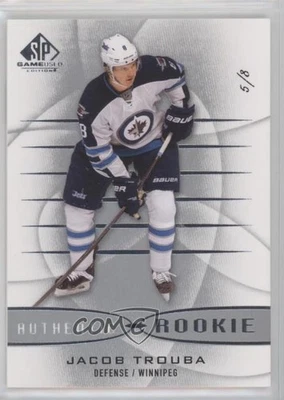 2013-14 SP Game Used Edition Authentic Rookies /8 Jacob Trouba #197 Rookie RC - Image 1 of 2