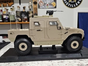 M998 Desert Armed Humvee Blindado Carga/Tropa Transportador Metal Escala 1:16 con Pantalla - Imagen 1 de 16