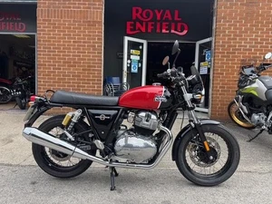 2021 ROYAL ENFIELD INTERCEPTOR INT 650CC RAVASHING RED - Picture 1 of 16