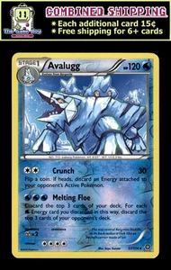 Pokemon TCG: XY - Steam Siege - Avalugg - 37/114 Reverse Holo - Picture 1 of 2