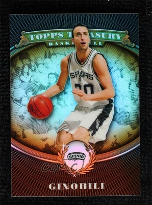 2008-09 Topps Treasury Bronze Refractor 224/999 Manu Ginobili #71 HOF - Image 1 of 3