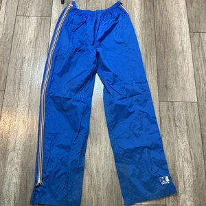 Pantalones deportivos Helly Hansen azules con cremallera pierna a rayas lateral vintage deportivos medianos - Imagen 1 de 7