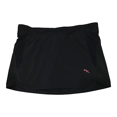 Ralph Lauren RLX Women’s Black Pull-On Tennis Skort With Pocket Size M • 32€
