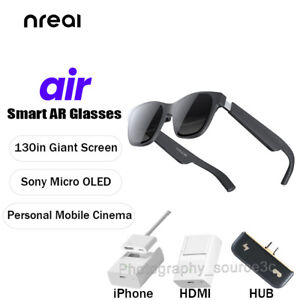 Nreal Air Smart AR Glasses Micro OLED Screen 130" Giant Screen Cinema 3D Viewing