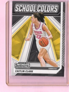 2024 PANINI Contenders WNBA SCHOOL COLORS Caitlin Clark RC IOWA no.SC4 - Imagen 1 de 1
