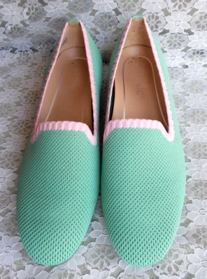 Zapatos de punto VIONIC Willa, abeto escarchado verde menta, sin cordones, para mujer 6 NUEVO Foto 1 de 4