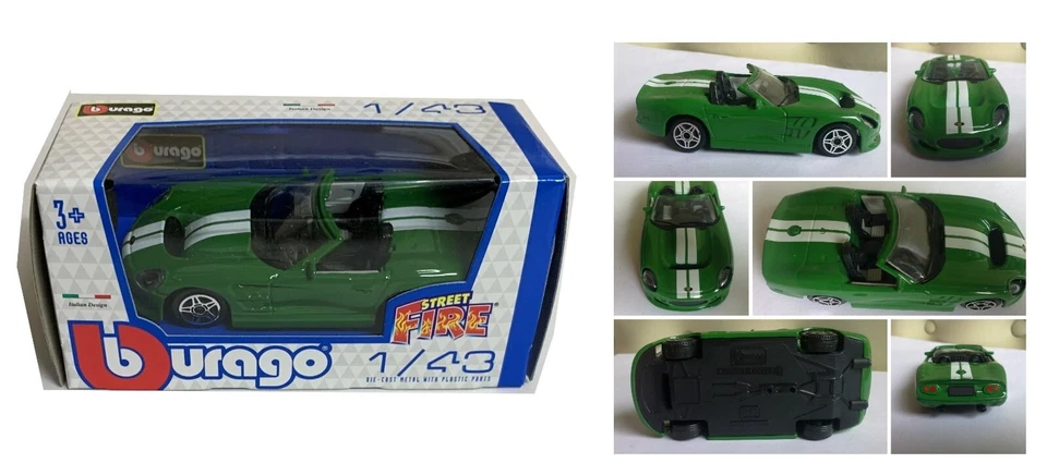 Shelby series one, modellismo 1:43 Burago Bburago Street Fire - Immagine 1 di 1