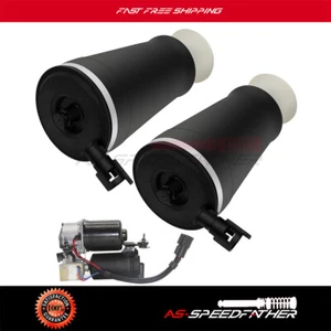 3PC Rear Air Spring Air Bag Compressor For Crown Victoria Lincoln Town Car 90-12 - Picture 1 of 1