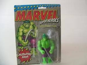 MARVEL SUPER HEROES INCREDIBLE HULK With Crushing Arm 1993 Toy Biz - Picture 1 of 2