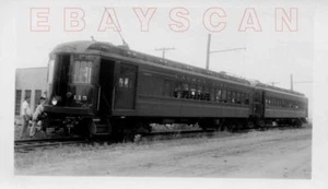 7J512 RP 1951 LACKAWANNA & WYOMING VALLEY RAILROAD E MOTOR CAR #115 & 32 - Picture 1 of 1