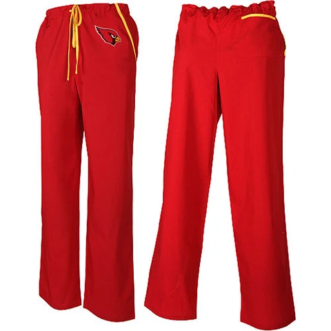 Fabrique Innovations NFL Unisex Arizona Cardinals Team Logo Scrub Pants Cover