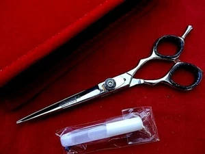 120days Warranty 6" Hairdressing Hair Cutting Scissors/Japanese Steel/Oil/Case - Picture 1 of 9