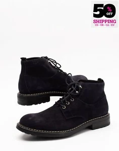 UVP520€ SERGIO ROSSI Wildleder Leder Stiefeletten US10 UK9 EU43 Made in Italy - Bild 1 von 9