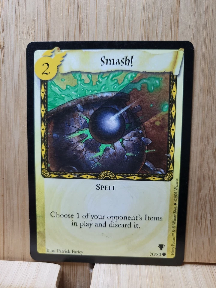 HARRY POTTER TCG🏆2001 #70/80 "Smash" Trading Card🏆 - Image 1 of 1