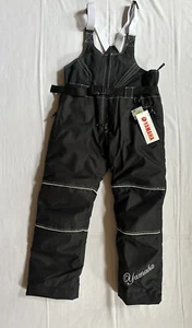 NWT Yamaha Women's Size 10 Snowmobile Snow Bibs Pants Suit black Adventure Bibs - Picture 1 of 20