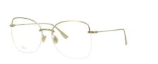NEW Genuine Christian DIOR STELLAIRE O10 Gold Cat-Eye Eyeglass Frame J5G 59mm