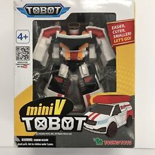 TOBOT Mini V Car Transforming Robot Figure Toy Kids Youngtoys Car Character NWOT