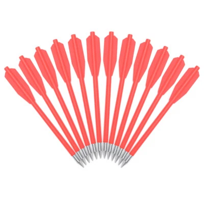 FOR-HUNTER 6.3"Zoll Kunststoff Armbrust Bolzen Pfeile Stahlspitzen für Pistole Armbrust