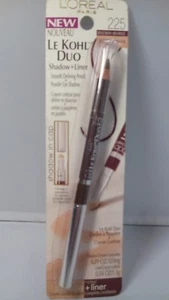 L'Oreal Paris Le Kohl Duo Shadow and Liner, Bronze Brown/Buttercup - Picture 1 of 2