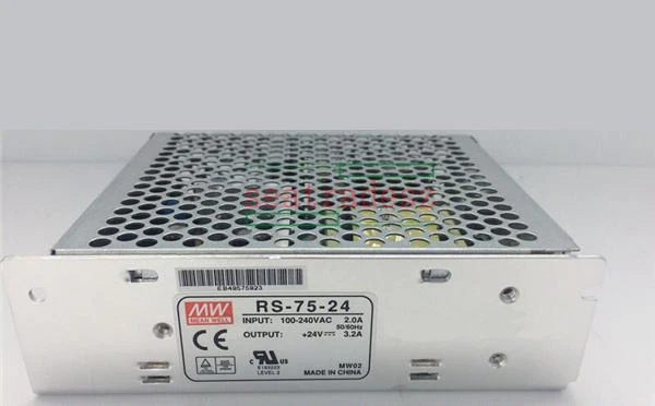 NEW Mean Well Power Supply RS-75-24 24V 3.2Amp 76.8W AC to DC  Single Output - Image 1 of 1