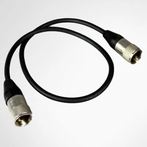 Patch Lead 50cm RG58 50 Ohm Coaxial Cable 0.5m CB Radio Antenna SWR PL259 Lead - Picture 1 of 2