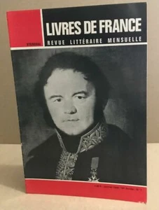 Livres de France Monatsliterarische Zeitschrift / Januar 1968 / Stendhal | Guter Zustand - Bild 1 von 1