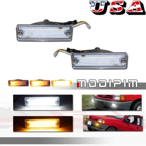 Clear Sequential Switchback LED DRL Signal Lights For Mazda 323 626 Pickup Truck - Picture 1 of 11