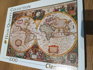 Puzzle Clementoni "Mappa Del Mondo Antico" -1000 Pezzi -70x50 - Picture 1 of 3