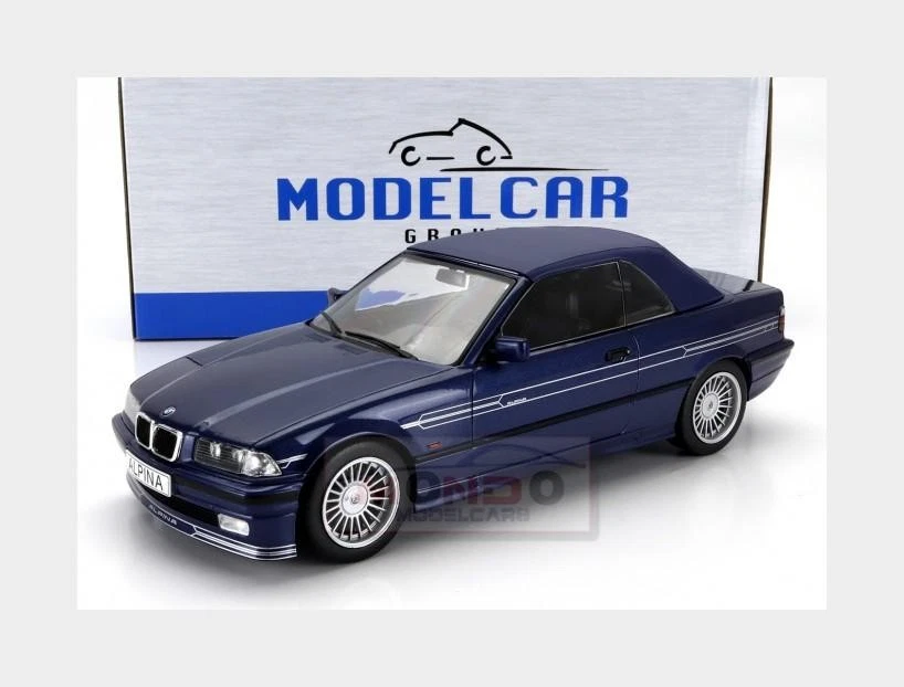 1:18 MCG Bmw 3-Series B3 3.2 (E36) Alpina Cabriolet 1995 Blue MCG18320 - Immagine 1 di 2