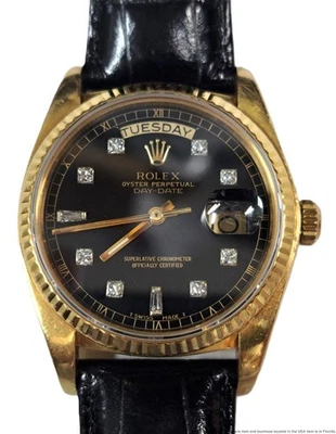 Reloj de pulsera Rolex President Daydate Quickset vintage para hombre 18038 8338049 Foto 1 de 4