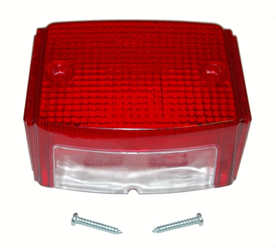 Rear light lens with screws to fit Suzuki TS100ER (1980-1981) - Image 1 of 1