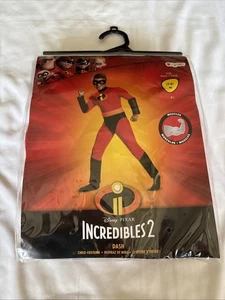Disney Pixar Incredibles 2 Dash W/Muscles Halloween Costume, Dress Up, M (7-8) - Picture 1 of 7