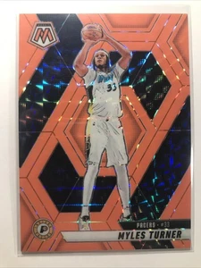 Myles Turner 2024-25 Mosaic Card #153 PINK FLUORESCENT SSP PACERS /75 - Picture 1 of 2