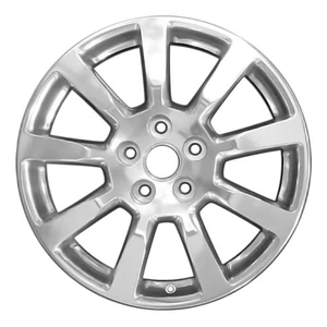 Metallic Polished 9 Spoke 18 x 8.5 Used Wheel - Picture 1 of 1
