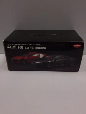 1 18 Kyosho Audi R8 5.2 FSI Quattro Car Broken Side Mirrors & Ones Missing - Image 1 of 4