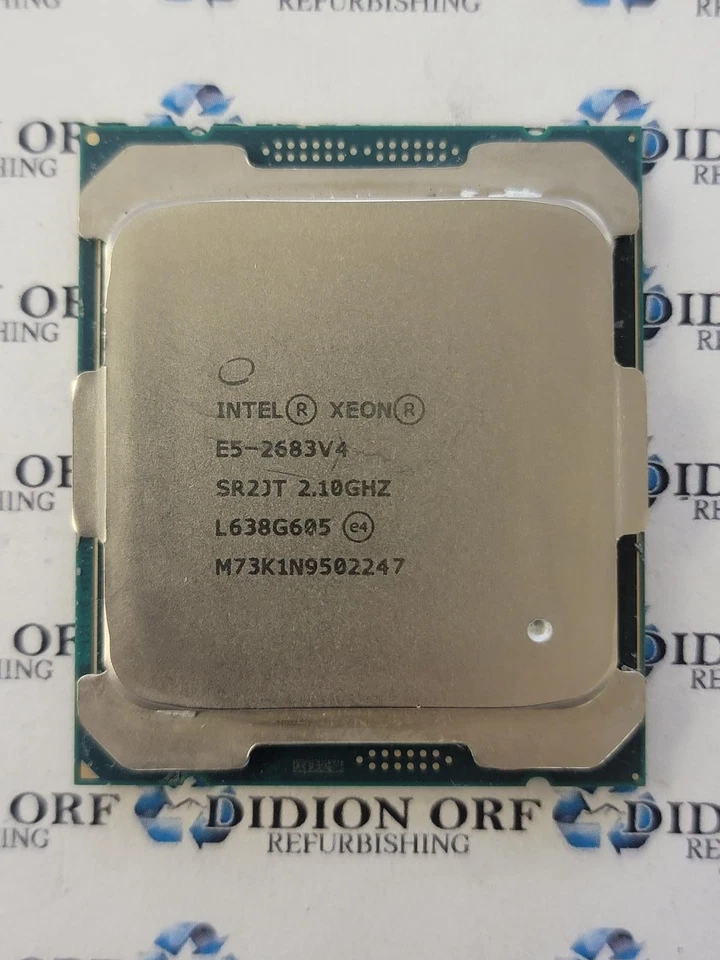 INTEL Xeon E5-2683V4 SR2JT 2,10 ГГц 40 МБ SmartCache 120 Вт конфигурация 17160 - Изображение 1 из 2