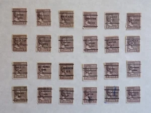 U S Coll'n of (24) used Diffn't cities PRECAN. DEFIN-10-17-C*-7 C JACKSON - Picture 1 of 2