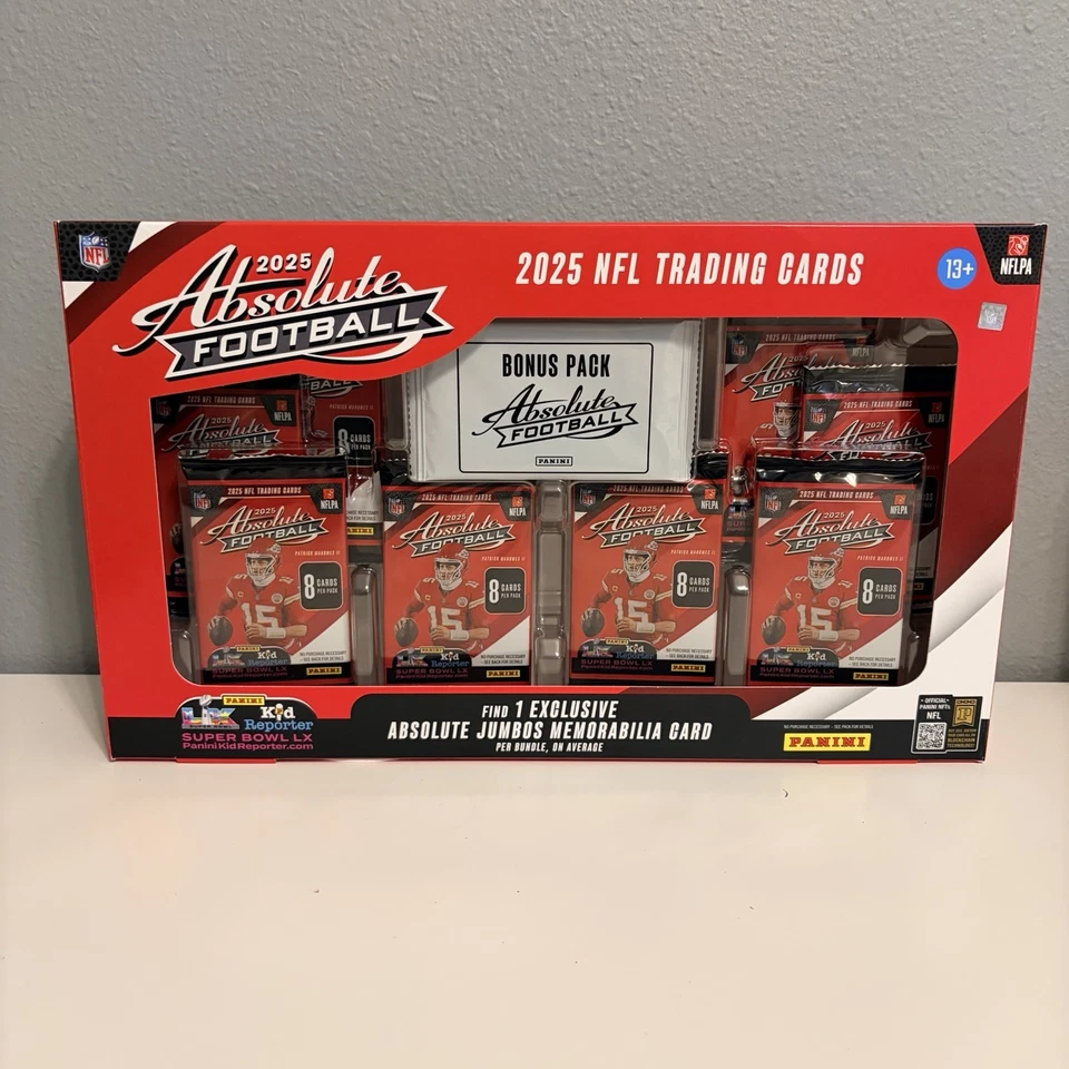 2025 Panini Absolute Football NFL Trading Cards KABOOM Bundles - Boxes