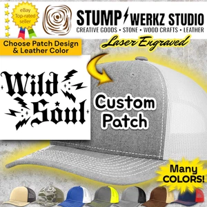 Custom Trucker Hat Baseball Cap Personalized Richardson Novelty Gift WILD SOUL - Picture 1 of 23