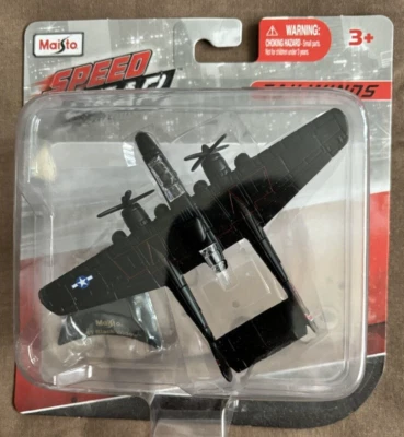 Maisto Tailwinds P-61 Black Widow WWII US Fighter Diecast Speed Gear 2012 OOP - Image 1 of 4