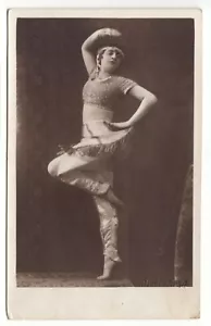 Disfraz de bailarina en Oriente con baile expresivo New Dance Girl danza Art Deco ~1925 - Imagen 1 de 2
