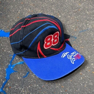 Vintage Chase Dale Jarret Ford Racing Swirl Vortex Snapback Hat Nascar - Image 1 of 4