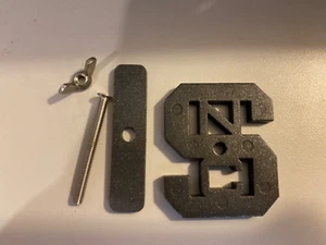 NC State Wolfpack Metal Logo Drawer Pull Unique Rare Single Pull - Picture 1 of 1