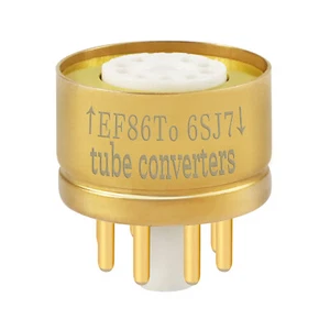 Amptata EF86 a 6SJ7 6J8P 6Ж8 Tubo de Vacío Adaptador Enchufe Convertidor Preamplificador - Imagen 1 de 3