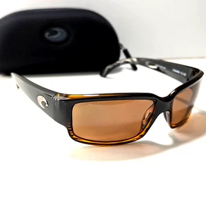 COSTA Del Mar Caballito CL52 Sunglasses Black / Brown Mauritius 14 US Pat D621 - Picture 1 of 9