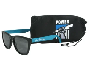 Gafas de sol Port Adelaide Power, con logotipo oficial del equipo AFL con estuche blando - Imagen 1 de 1