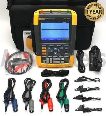 Fluke 190M-4 Medical ScopeMeter 4 Channel 200MHz Oscilloscope 190M 4 190-204 - Image 1 of 4