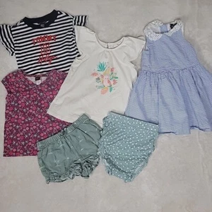 Toddler Girl 2-3T LOT 6 Spring/Summer Items Blue, White, Green, Purple Floral - Picture 1 of 24