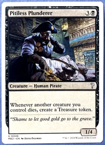 MTG Pitiless Plunderer (White Border) Mystery Booster 2 46 NM - Picture 1 of 6