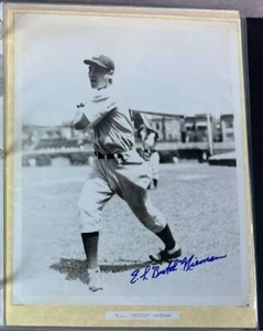Elmer "Butch" Nieman Boston Braves Autographed Signed Vintage 8x10 Photo - Picture 1 of 5